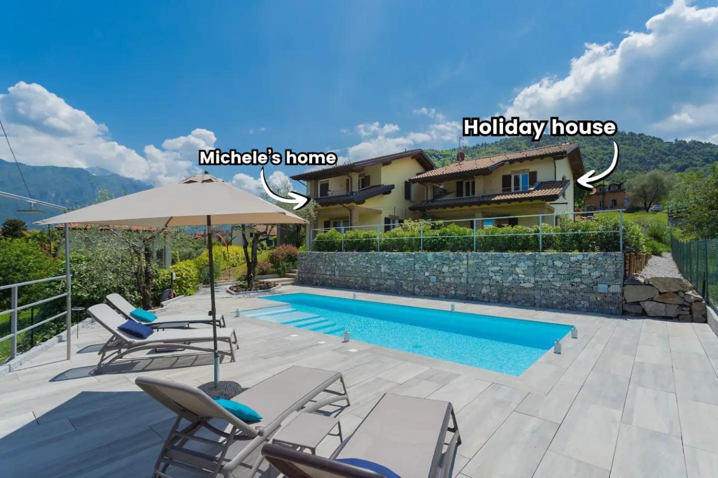Ca Stagia Holiday House With Private Swimming-Pool Белладжо Экстерьер фото